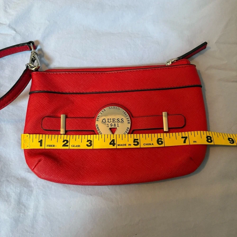 Guess Red Wristlet Clutch